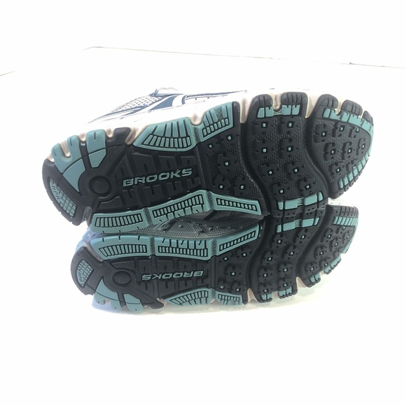 Brooks addiction 10 Womens Running Shoes Size 6.5 White/silver/teal, 1200941B464 - Picture 7 of 9